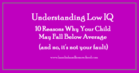 Understanding Low IQ